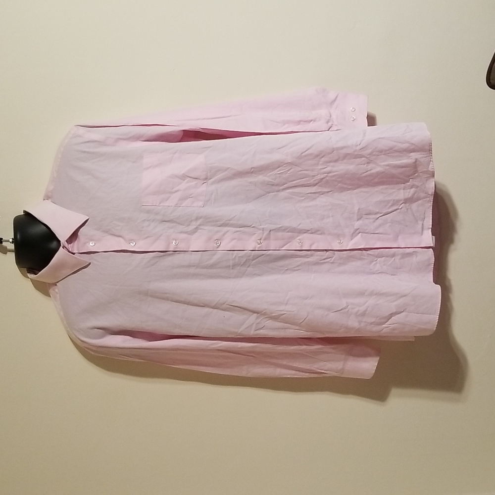 Covington men's pink button down dress shirt xl